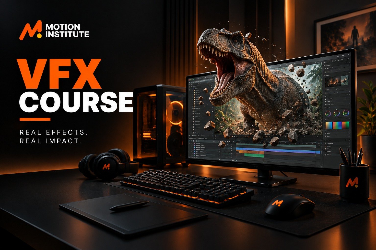 VFX Animation Course in Kotdwar at Motion Institute ,real effects, real impact