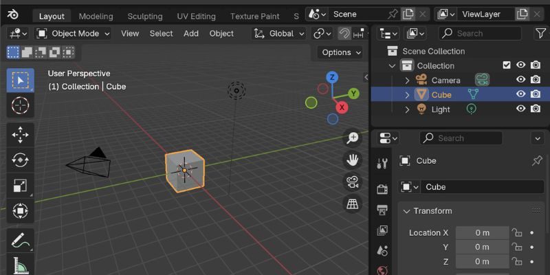 blender interface 2025